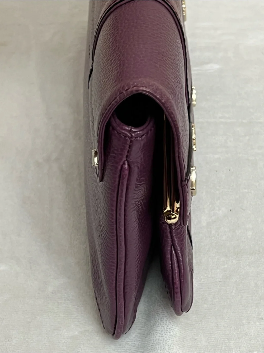 AUTH MCM PURPLE SHOULDER BAG